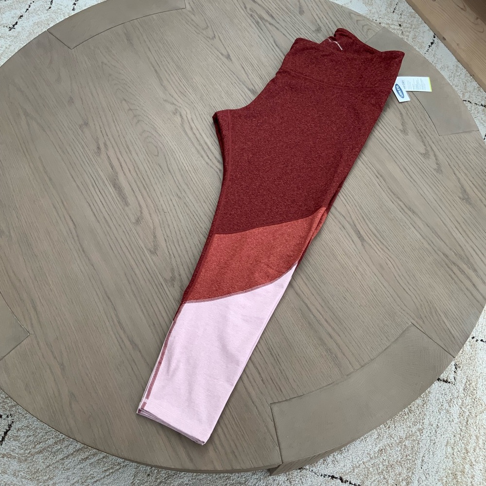 High-Waisted CozeCore Color-Blocked Leggings